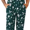 Mens Overalls Christmas Bib Coveralls Women Halloween Jumpsuit Stocking Stuffers for Adults (X-Large, Green1)