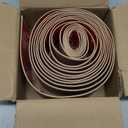 Peel and Stick Baseboard Trim, 4 Inch Rubber Baseboard Vinyl Wall Base, Flexible Baseboard Molding Trim, Adhesive Baseboard Trim Rubber Cove Base(20Ft, Beige)