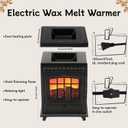 Fireplace Wax Warmer Electric Cute Wax Melt Warmers Tart Scented Cube Wax Burners Home Office Fragrance Decor Gift