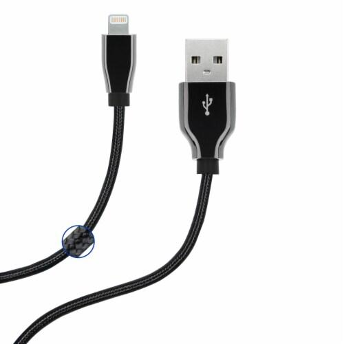ZGear Braided Lightning Cable - Black, 6 ft