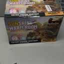 Turtle Basking Platform with Light,7.8*5.5*5.5inch Mini Land Elevated Topper Decor,Red Eared Slider Hanging Habitat Enclosure Cage,Cuckold Tank with Lid,House for Semi Aquatic Baby Terrapin