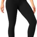 Women's High Waisted Yoga Pants Buttery Soft, Squat Proof Leggings for Workout, Gym, Running, Yoga, 3XS to Plus Size (Black, S)