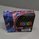 Uni Posca Paint Markers, 5M Medium Acrylic Markers with Reversible Tips, Artist Recommended for Gifts, Decorations, Fabric, Metal, Glass, Wood and Canvas, Assorted Colors, Set of 29