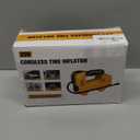 160PSI Cordless Tire Inflator Air Compressor Compatible With Dewalt 20V Battery, LIVOWALNY Portable Handheld Air Pump with Digital Pressure Gauge for Cars Motorcycles Bikes Sport Balls (No Battery)