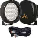 2 Pack BIGLION.X 5Inch 160W Round Led Driving Lights Off Road Spot Lights Offroad Driving Light Bar 18800LM with Wiring Harness Waterproof IP69K 12V 24V for Pickup Trucks ATV UTV SUV