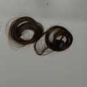 REECHO Long Side Air Bangs, Wavy Curly Clip in Bangs Front Side Bangs for Women Daily Use 2 PCS Set Long Temples-Dark Brown with Copper Highlight