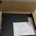 Tall Plant Stand Indoor, 31 Inch Plant Stands, 2 Tier Metal Plant Stand with Heavy Duty Wood, Black