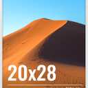 LaVie Home 20x28 Picture Frame for Wall Display, 20x28 White Picture Frame with HD Plexiglas, 20 x 28 Poster Frame 1 Pack, Display Frame for Vertical or Horizontal, Classic Collection