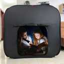 Sensory Tent for Kids & Adults with Autism ADHD SPD - CPC Certification Large Size 40x40in Black Out Calm Corner Helps Children Relax Reduce Anxiety - Pop-up Autistic Sensory Room Play Tent (Medium)