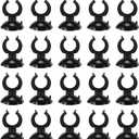 Aquarium Suction Cup, Aquarium Sucker Clip, Suction Cups Airline Tubing Holder, Fish Tank Accessories for Aquarium Fish Tank, Black, 0.67" 20 Pcs 20 Pcs
