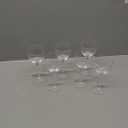 GIHOP Nick and Nora Cocktail Glasses, 5.8Oz Hand Blown Martini Glasses Set of 6, 100% Lead-Free Craystal Coupe Glassware, Small Cocktail Glasses for Manhattan, Cosmopolitan, Espresso with Gift Box