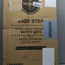 Regalo Safety 29-38.5" Baby Gate for Doorways & Bottom of Stairs, Pressure Mounted Baby Gate with Door for Babies, Toddlers & Pets, Tested & Safe for 30 Years, American Designed, American Owned, White