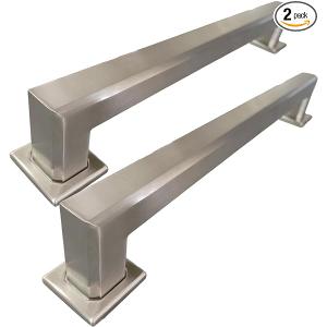 Handicap Grab Bars, Octagon 2 Pack 18 Inch Shower Grab Bar for Seniors, 304 Stainless Steel ADA Grab Bars for Bathtubs and Showers, Toilet, Safety Shower Handles for Elderly, Disabled (Brushed Nickel)