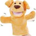 Dog Hand Puppet Puppy Muppets Plush Toys Show Developing Intelligence Gifts for Adults and Kids 10