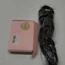 Flufymooz ponytail extension, 22 Inch Long Straight Drawstring Ponytail Synthetic Hairpieces Fake Pony Tails Natural Soft Clip in Hair Extension ponytail for Women (Black Brown)