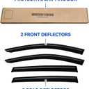 Window Visors Rain Guards for 2013-2018 Toyota Rav4, Out-Channel Window Vent Wind Deflectors Visors Shades for 13-18 Toyota Rav4