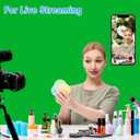 Green Screen Backdrop for Photoshoot, Professional Photo Backdrop Background Curtain for Product PhotographyPortraits, Wedding, Party, Live Streaming Video Recording 8X10 FT (Background Only)