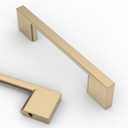 Asidrama 10 Pack 3.75 Inch(96mm) Brushed Brass Kitchen Cabinet Handles, Cabinet Pulls Kitchen Cabinet Hardware for Cupboard Drawer Pulls