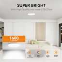 WKONCLDY 8-Pack 7.5Inch LED Ceiling Lights, 5 Colors Selectable Flush Mount Ceiling Lights, Ultra Thin LED Ceiling Lights Fixtures 0.87Inch for Dinning Room