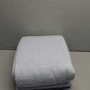 HORIMOTE HOME 100% Cotton Quilt Set King Size, Baby Blue Pre-Washed 3-Piece Bedspread Coverlet Set, Cozy Lightweight Stitching Bedding Cover with 2 Shams in Geometric Pattern for All Season