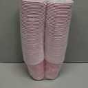 tchrules 100 Pack 16 oz Pink Plastic Cups, Disposable Party Cups for Graduation, Cute Pink Drinking Cup Bulk for Birthday Wedding Halloween Christmas Picnic Pool Bachelorette Holiday Party Supplies