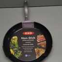 OXO Enhanced 12" Frying Pan Skillet, PFAS-Free Ceramic Nonstick, Durable Hard Anodized Cookware, Scratch Resistant, Stainless Steel Handle, Good Grips, Dishwasher & Oven safe, Black