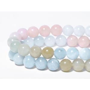 Song Xi 60Pcs A+ Grade 6mm Natural Beads Genuine Real Gemstone Beads Round Loose Beads for Jewelry Bracelet Making DIY(Rainbow Morgan)