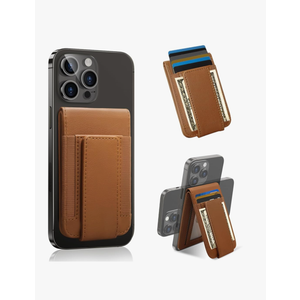 for MagSafe Wallet, Magnetic Phone Wallet with Adjustable Stand & Money Clip, Detachable Magnetic Wallet for iPhone 16/15/14/13/12 Pro Max Plus, 10+ Cards Holder