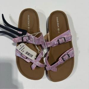 G JBEACHED PINK FOOTBED, Madden girl, size 2