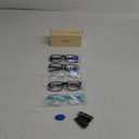 Gaoye Professional Reading Glasses for All Day - Computer Readers with Blue Light Protection - Value Pack (A1-5 Pack Mix Color)