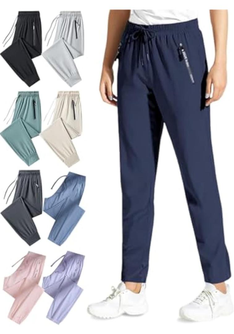 Stretch Active Pants for Women Over 50, Comfy Womens Stretch Active Breathable Casual Pants Size XXL