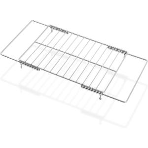 Aiwaiufu Adjustable Extendable Oven Rack, Universal Chrome-Plated Wire Shelf, Expands from 14.5" to 25.5" Wide, Compatible with GE, Whirlpool, Frigidaire, Kenmore, Samsung, LG, Ovens  2 Pack