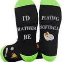 Softball Gifts, Softball Gifts for Team, Softball Gifts for Girls, Softball Mom Gifts, Softball Dad Gifts, Stocking Stuffers Softball Socks, Softball Gifts for Coaches, Gifts for Softball Players, Pack Of 3