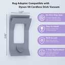 Rug Adapter Compatible with Dyson V8 Cordless Stick Vacuum – Prevents Rug Jams, Ideal for Thin Washable Rugs, for Ruggable Rugs