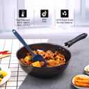 HOTEC Heat Resistant 600 BPA-Free Silicone Rubber Spatula Set for Baking, Cooking, and Mixing Non Stick Dishwasher Safe, Neutral Set of 5