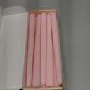 10 Inch Baby-Pink Taper Candles for Home Decoration, 10 Pack Unscented Candlesticks for Dinner Wedding Party, Smokeless and Dripless Candle Sticks