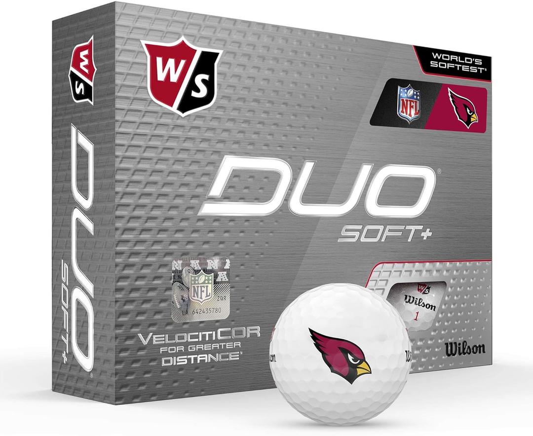 WILSON Staff Duo Soft/Soft+/NFL Golf Ball (White)