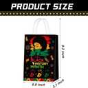 HABDJILTY 20Pcs Black History Month Gift Bags,Black Gift Bags Decorations for Black History Month Party Supplies Gifts