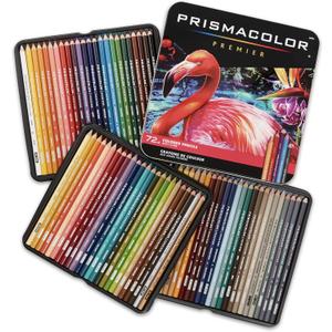 Prismacolor Premier Colored Pencils, Soft Core, Assorted Colors, 72 Count - Durable, Vibrant, Ultra-Smooth, Adult Coloring, Drawing, Sketching, Arts & Crafts
