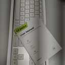 seenda Wireless Bluetooth Keyboard and Mouse Combo, SKM643 Rechargeable Slim Quiet Keyboard Mouse, 3 Multi Device Connection, Compatible for Windows, Mac, MacBook, iPad, Tablet, White/Silver