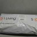 Sol Living Yoga Bolster Pillow Rectangular Meditation Cushion Cotton Meditation Accessories for Restorative Yoga Meditation Pillow Yoga Pillow Firm Body Pillow Bolster Pillow for Legs Removable Cover (26" x 8" x 5", Brown)