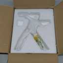 Banksy Street Graffiti Art Statue,Throwing Flower Boy Figurine,Resin Statue Ornaments,Living Room Dining Desk Decorations,Bookshelf Decorative Objects,Modern Home Decor(8.6"/White)