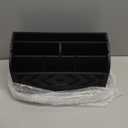 Wooden Desk Organizer Mail Organizer Countertop, Desktop Organizer Mail Sorter Mail Holder Bill Organizer for Desk, Desk Organizers and Accessories for Women (Black)