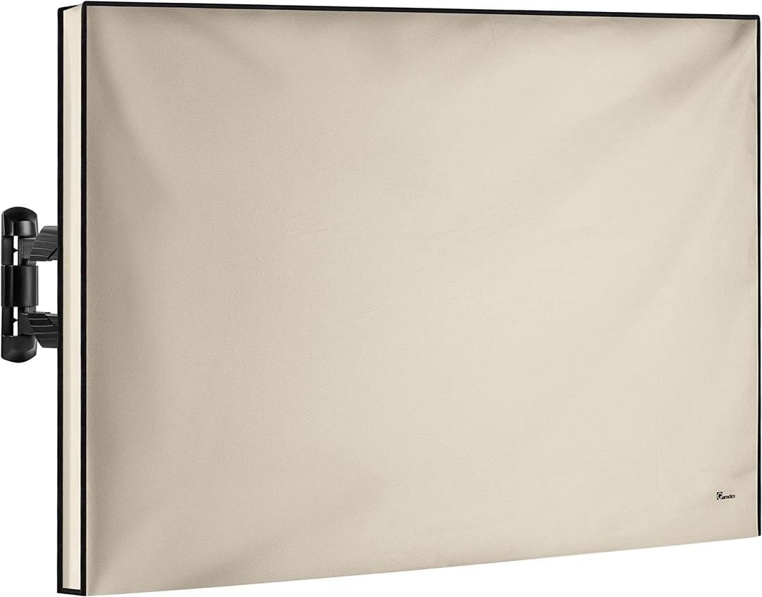Garnetics Outdoor TV Cover 43 Inch Weatherproof TV Enclosures with Smart Shield Screen Protectors, Ideal for Outdoor Use Waterproof TV Cover for Outside.