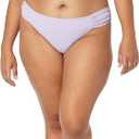Amazon Essentials Women's Side Tab Bikini Swimsuit Bottom (Lavender)