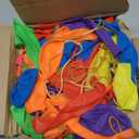 Libima 350 Pcs Punch Balloons Bulk Assorted Colors Punching Balloons Heavy Duty Punch Ball with Rubber Band Handle for Kids Birthday Christmas Party Favors Supplies Classroom Prizes Goodie Bag Fillers