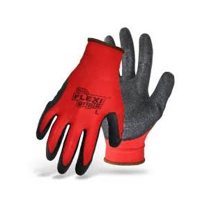 MEDIUM BOSS® Flexi Grip ll™ 8411 Textured Foam Latex Gloves 