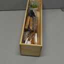 Indoor Herb Garden Starter Kit, 5 Seeds Growing into Basil, Parsley, Rosemary, Thyme, Mint, Including A Wooden Box, Soil Discs & Planters with A Gift Box, Ideal Christmas Gifts for Women