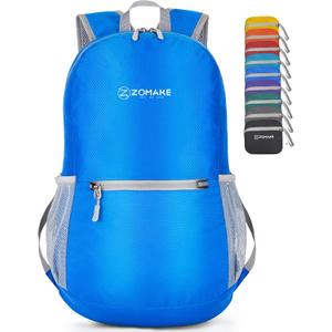 ZOMAKE Ultra Lightweight Hiking Backpack 20L, Packable Small Backpacks Water Resistant Daypack for Women Men (Dark Blue)