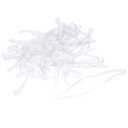 MECCANIXITY TPU Rubber Band Stretchable Rubber Elastic Band Transparent 3.8inch Dia for Home Office, Pack of 124